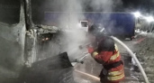 На трассе М-7 в Судогодском районе полностью сгорел грузовик: есть пострадавший