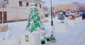 В центре Юрьев-Польского появились необычные новогодние ёлки 