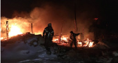 В Ковровском районе потушили мощный пожар на пилораме 