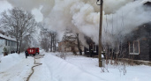 В Гусь-Хрустальном сгорел многоквартирный деревянный дом