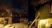 В Киржаче сгорел дом на «Монетном дворе»