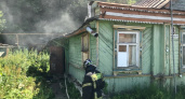 На пожаре в центре Владимира спасли двух человек
