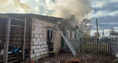 Во Владимирской области пожар охватил частный жилой дом