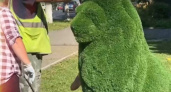 Во Владимире на зиму демонтировали часть топиарных фигур