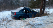 В Гусь-Хрустальном районе водитель легковушки врезался в дерево и погиб