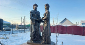 В Тюменской области появилась скульптура муромских святых Петра и Февронии