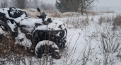 В Петушинском районе перевернулся снегоболотоход: водитель погиб