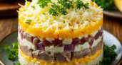 Салат "Севастопольский" — вкусная альтернатива "Селедке под шубой" для праздничного стола»