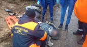 Владимирские спасатели вытащили засыпанного грунтом мужчину