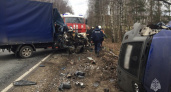 В Муромском округе спасателям пришлось вызволять из машины пострадавшего в ДТП