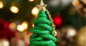 Новогодняя ёлочка из шнурка: мой простой способ
