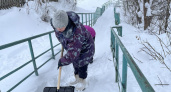 Единороссы Мурома помогают чистить снег