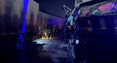 На трассе М7 под Вязниками столкнулись семь грузовиков