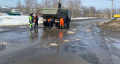 В Гусь-Хрустальном полным ходом идет ямочный ремонт дорог