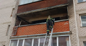 На пожаре в Кольчугине эвакуировали двух детей