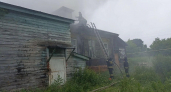 В Никологорах тушением жилого дома занимались 10 сотрудников МЧС