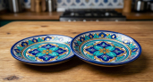 Всегда ходила мимо посуды в Fix Price, но эти тарелки - любовь с первого взгляда: Марракеш на моей кухне, который не годится для подачи еды