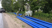 В поселке Вольгинский меняют изношенные сети водоснабжения