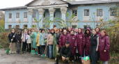 В усадьбе Сабуровых жители Петушинского округа провели масштабный субботник