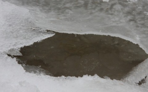 МЧС-ники рассказали, как помочь человеку, провалившемуся под лед