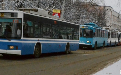 В первый рабочий день 2017 года Владимир встал в пробку из-за "рогатых"