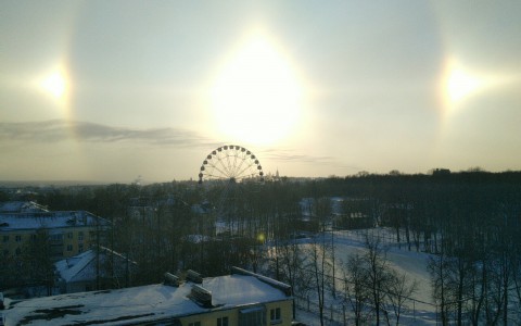 Владимирцы стали свидетелями редкого атмосферного явления Гало