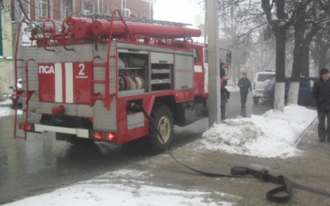 В самом центре Владимира произошел пожар