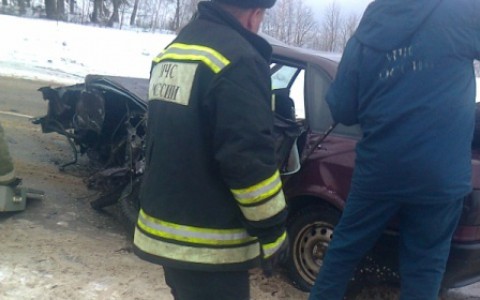 Три автомобиля столкнулись на дороге Юрьев-Польский - Владимир