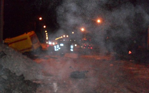 Появились фотографии с места аварии с участием "скорой" под Петушками