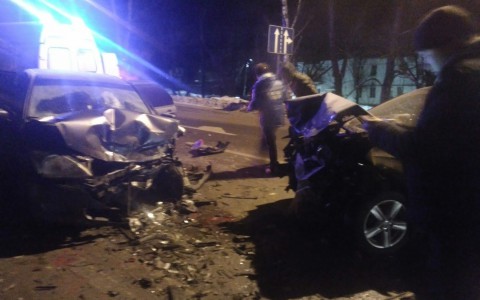 В Юрьевце произошла страшная авария "лоб в лоб"