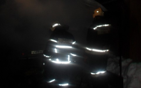 Ночью на Верхней Дуброве случился пожар