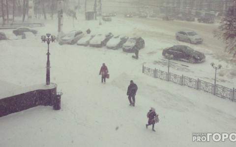 Во Владимир идет потепление и несет с собой снегопады