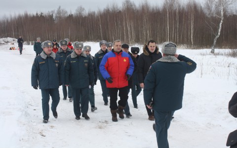 Министр МЧС Владимир Пучков проверил работу пунктов обогрева под Владимиром