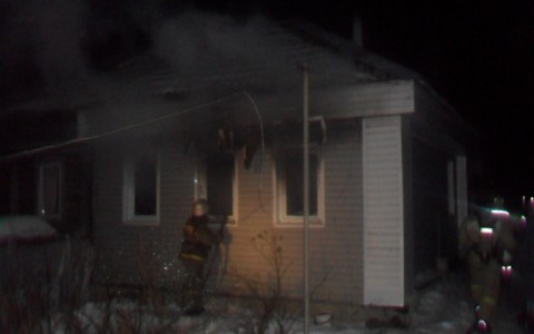 В Пиганово сгорел частный дом