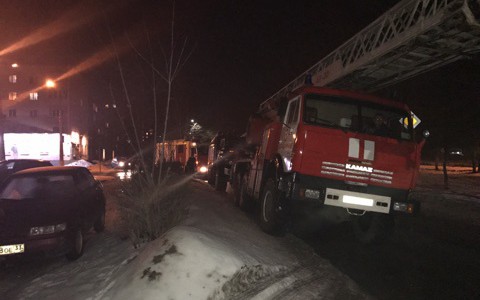 Ночью в одном из жилых домов Владимира произошел пожар