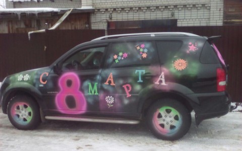 К 8-му марта владимирские автоледи получили неожиданный сюрприз