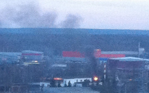 Владимир начинает окутывать дым от пала прошлогодней травы