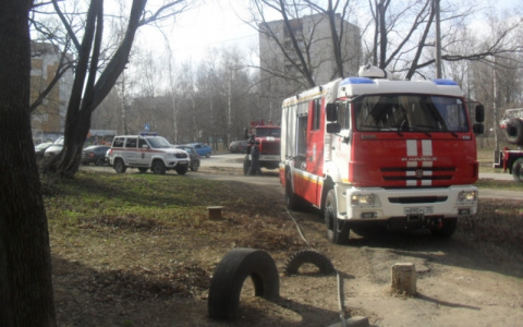 Утром в квартире на Лакина произошел пожар