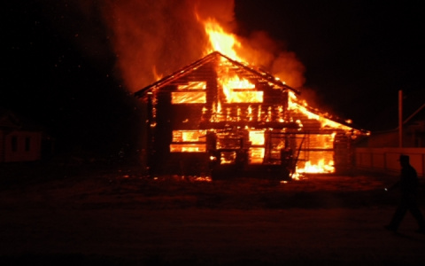 За день во Владимирской области сгорело два жилых дома