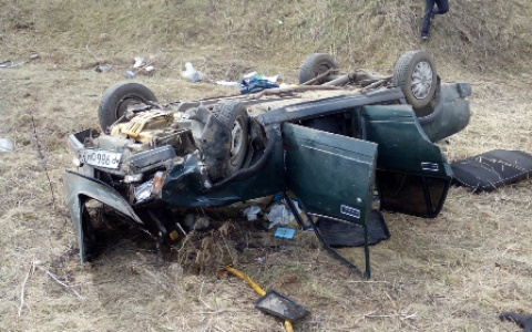 В Камешковском районе в ДТП на "Жигулях" разбились шесть человек