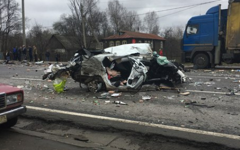Появилось видео страшной аварии под Пекшей во Владимирской области