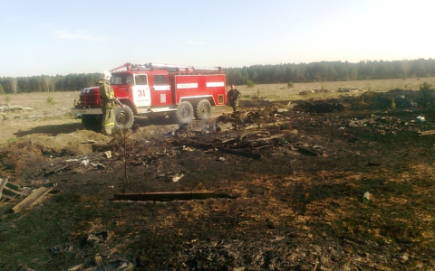 Во Владимирской области из-за поджога травы чуть не сгорела деревня