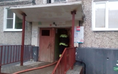 На Егорова произошел пожар в жилом доме