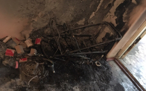 Ради забавы вандалы подожгли детскую коляску во Владимире