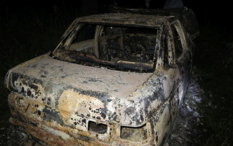 Гусевчанин на угнанном автомобиле совершил ДТП, а потом сжег его