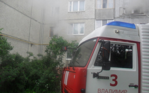 Во Владимире произошло два пожара в многоквартирных домах
