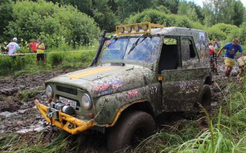 Владимирские джипперы под Муромом устроили гонки в грязи (фото, видео)