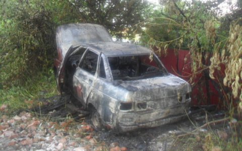 Во Владимире в гаражном кооперативе сгорел автомобиль