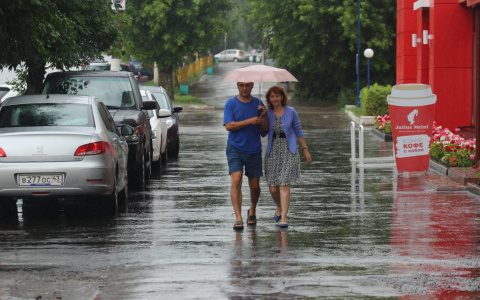 В понедельник во Владимире весь день будет дождливо и пасмурно