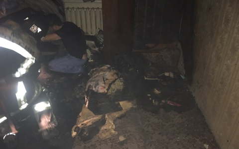 В час ночи в одном из жилых домов Владимира случился пожар